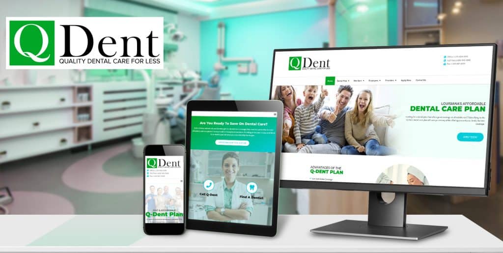 Denham Springs Dental Plan Website Design