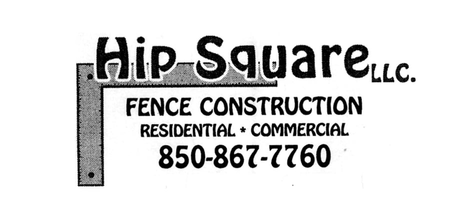 Hip Square Fence Company Logo Before