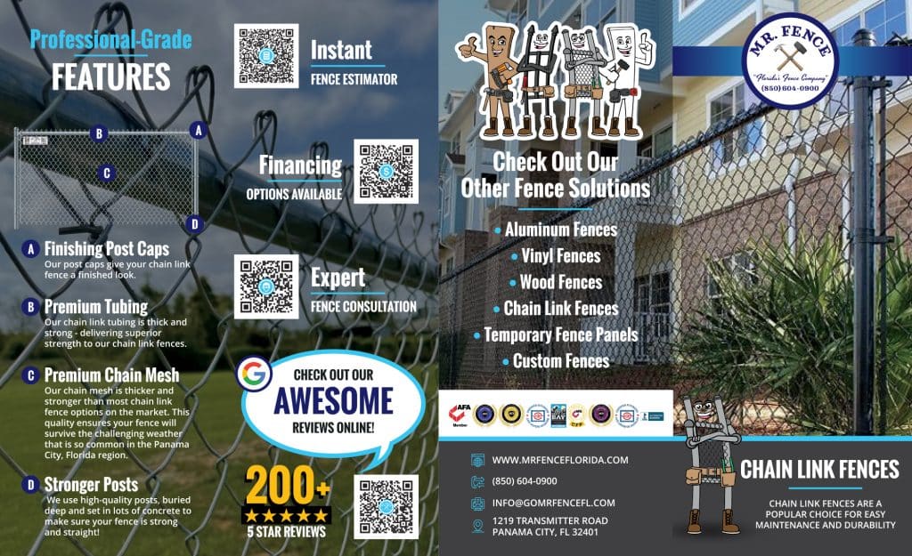 Chain Link Fence Brochure - OUTSIDE